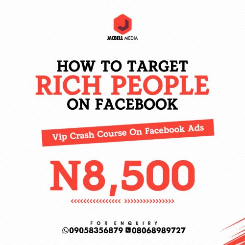 HOW TO TARGET RICH PEOPLE ON FACEBOOK VIP COURSE